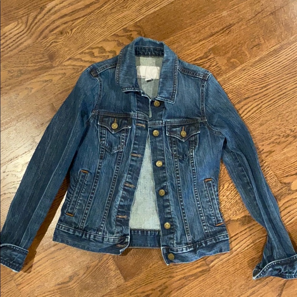 Old navy dark wash denim jacket